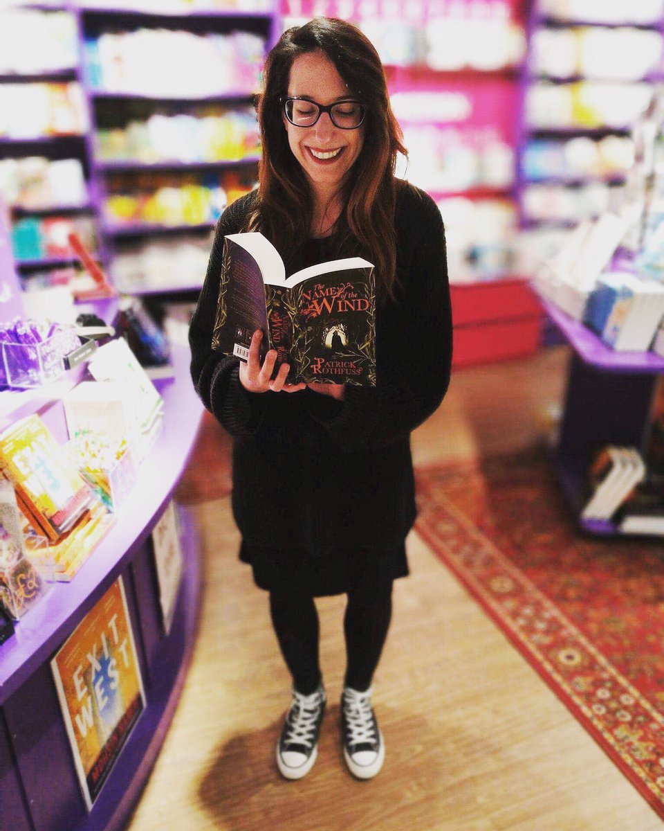 Meet SzaSza, one of our London booksellers! She is recommending 'The Name of the Wind' by <a href="/PatrickRothfuss/">Pat Rothfuss</a> - "The first book of the Kingkiller Chronicle is soooo incredibly good that you'll wish you'd read it sooner! One word: BRILLIANT!" 💜📚🌬