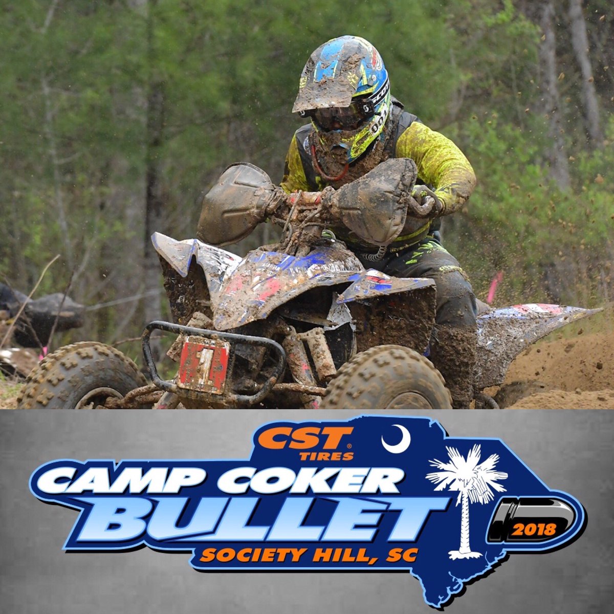 WFR_Racing's tweet photo. RACE DAY! A WFR double header at the Camp Coker Bullet GNCC. ATV racing at 1:00 and UTV at 4:00. Check out all of the live action on @RacerTV. #TourforFour #GNCCLIVE https://t.co/Rc3nd32A7Z