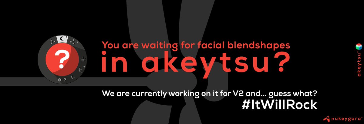 akeytsu's tweet photo. For all our users asking us the question, the answer is yes, yes and yes! We can't reveal any details but one thing is for sure... #ItWillRock ;-) #blendshapes #gamedev #animation #rigging https://t.co/QD6K8gs6xm