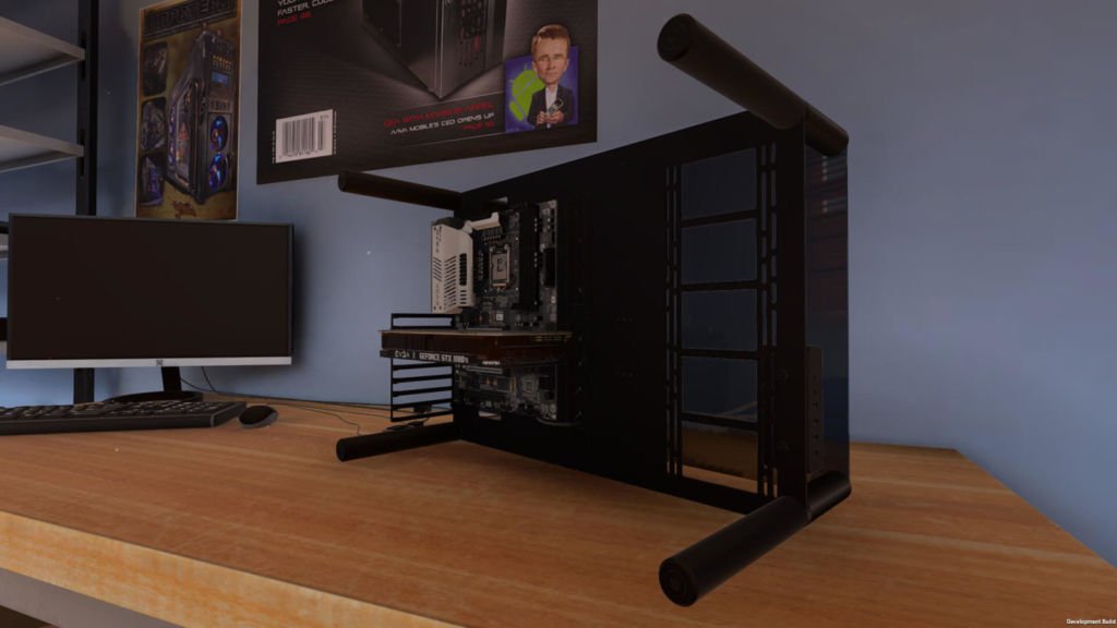 Lansyn's tweet photo. Plane und Baue dir mit dem #PCBuildingSimulator deinen Traum-PC. Publisher #TheIrregularCorporation veröffentlichte den viralen Hit nun auch auf deutsch. --> https://t.co/XTiJErJted https://t.co/xSCodo1h10