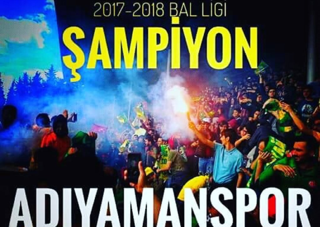 YILLARIN HASRETİ BİTTİ!...
Ağrı sporu 3-1 yenen ADIYAMAN 1954 spor 3. LİGE ÇIKTI.
Oyuncularımıza, Hocalarımıza, Başkan ve yönetime, FEDAKAR VE CEFAKAR BÜYÜK TARAFTARA SONSUZ TEŞEKKÜRLER.