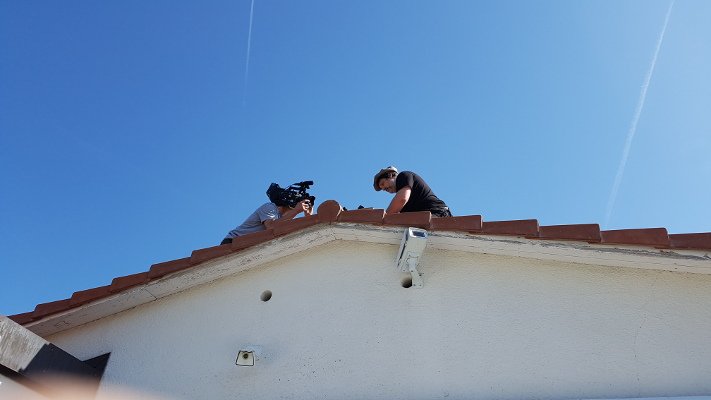 ogvt_fr's tweet image. Une visite aujourd'hui. Joe et Justin de WAG TV ont tourné un reportage sur les sprites pour la Sience Channel. C'était très amusant.