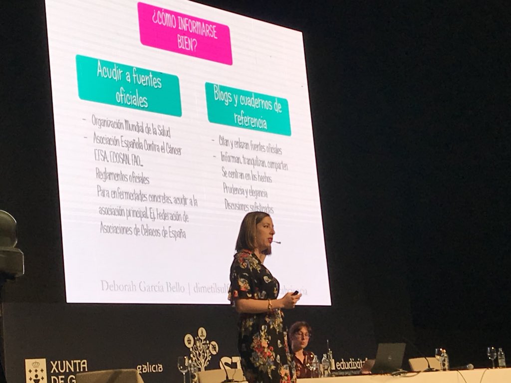 A clave é informarse ben! <a href="/deborahciencia/">Deborah García Bello</a> #EducaciónDixital