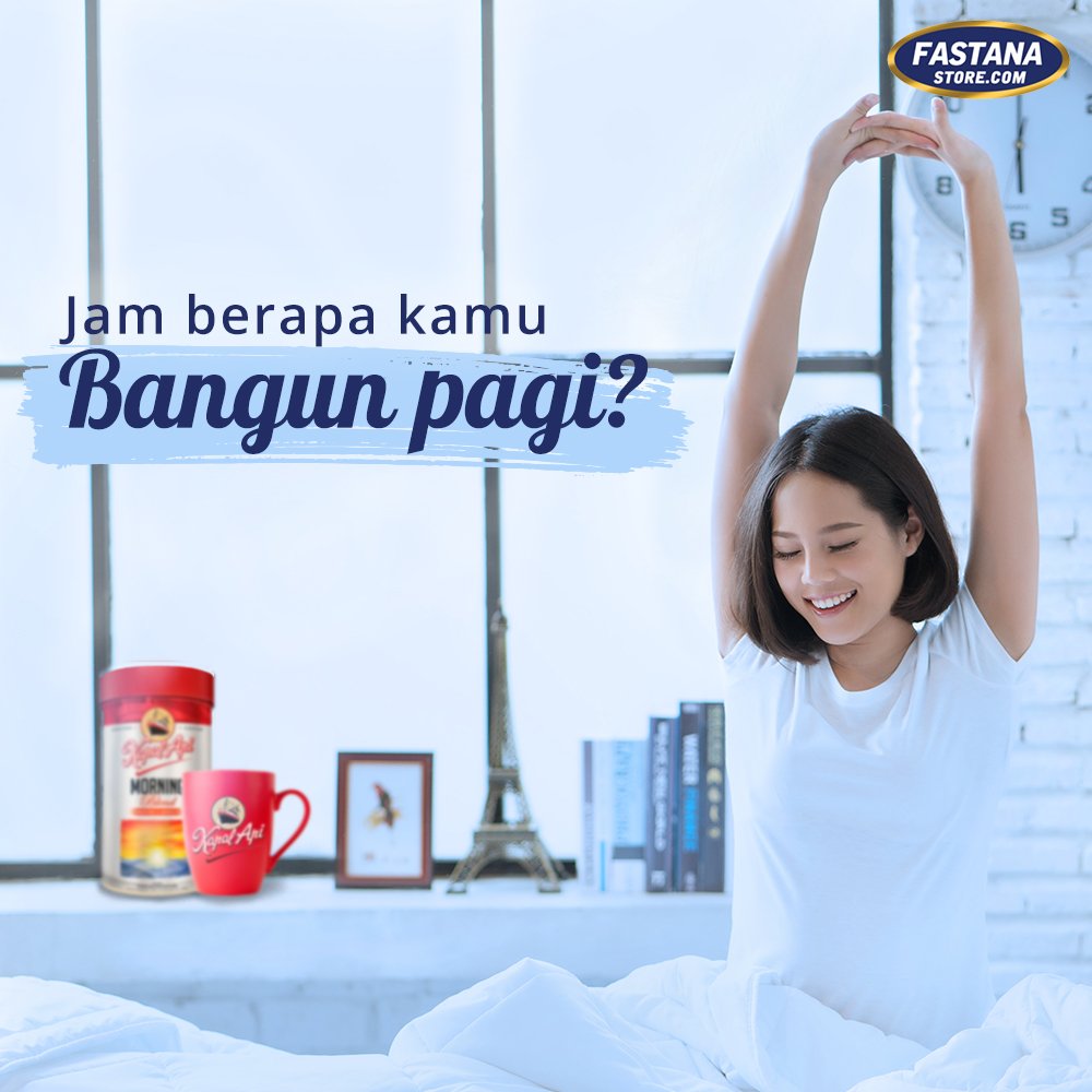 kapalapistore's tweet photo. #FunFactFastana: Orang-orang sukses seperti Michelle Obama dan Tim Cook selalu bangun antara jam 4-6 pagi setiap harinya.
Ayo biasakan bangun pagi biar kamu juga ikut jadi orang sukses. Jangan lupa sarapan dan minum secangkir #ExcelsoCoffee ya! https://t.co/kbMjT3TE2u