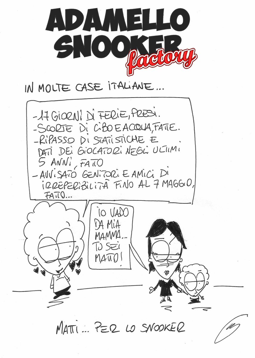 #eurosportsnooker tutto pronto nelle case degli appassionati.
Buon mondiale a tutti!