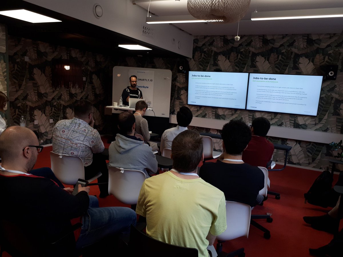 AnttiTSuvanto's tweet photo. Killer value proposition be a "Rock Star" Oguz Sehiralti from Yousician #pcamphki https://t.co/Q7VufF1zxD