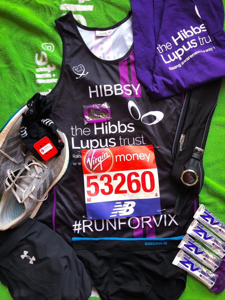 HibbsLupusTrust's tweet photo. London, it is almost time!
Trust Founder @hibbsy is ready for the 2018 @LondonMarathon.
Raising awareness is a way of life. #TeamHibbsLupusTrust #Volunteer #Charity #Lupus #RunForVix https://t.co/4acwMGtUqa