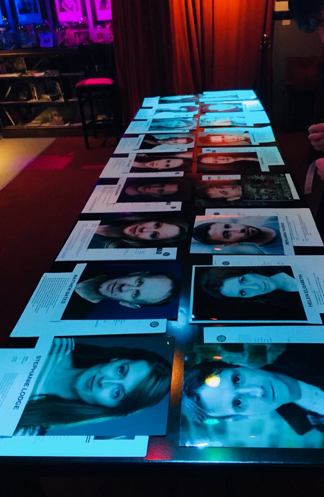 The foyer moments before our audience arrived #actors #showcase #lastone #thefinalcurtain