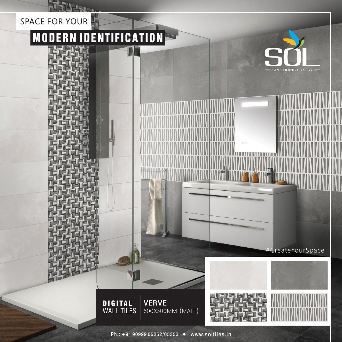 SolTileOfficial's tweet image. #CreateYourSpace for your Modern Identification.
Verve : 600x300mm (Matt) : Wall Tiles
#SolTiles #WallTiles #Ceramic #ModenArchitecture #Brand