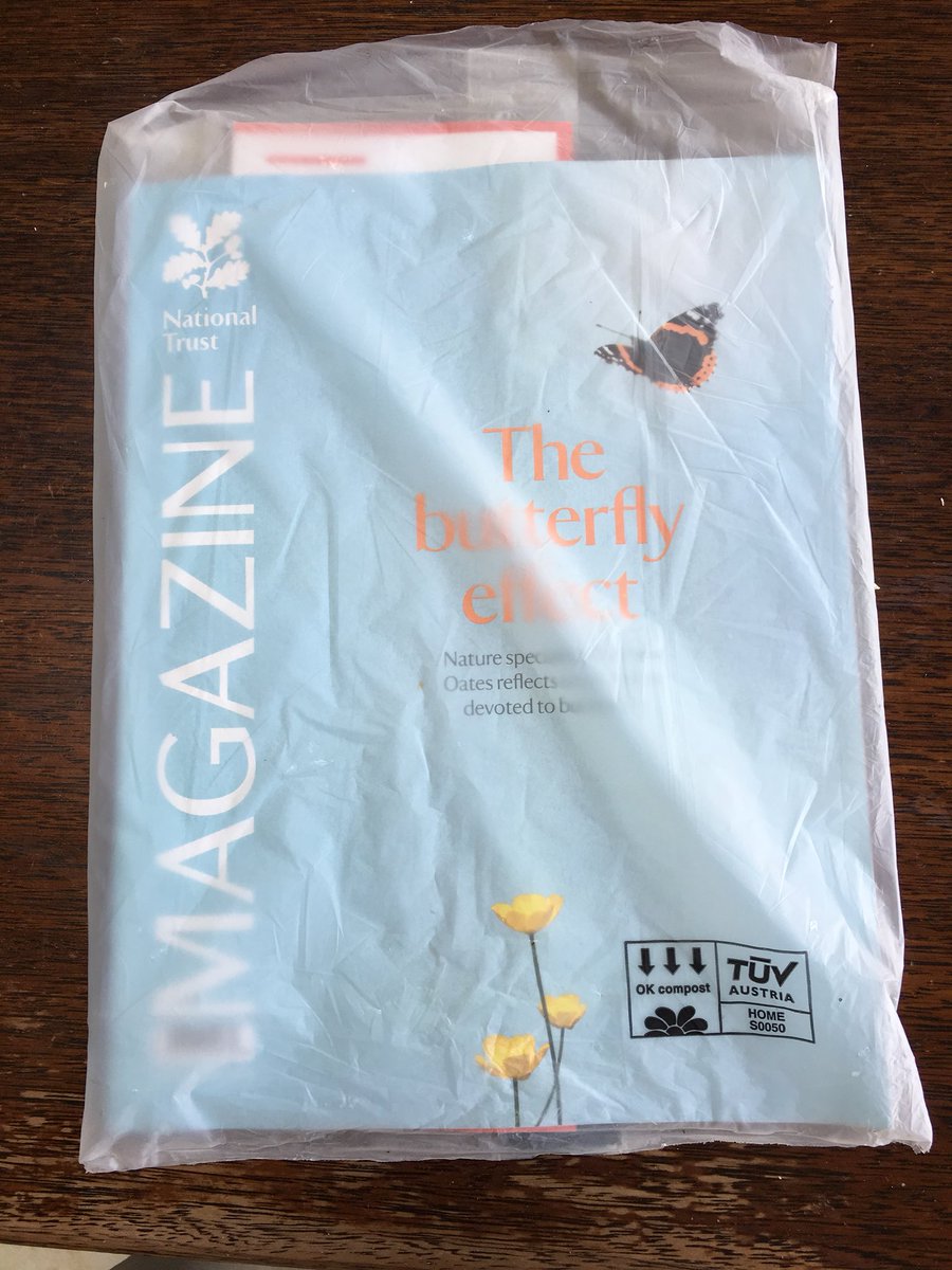 My national trust magazine arrived in a compostable bag. Time for industry magazines to follow suit