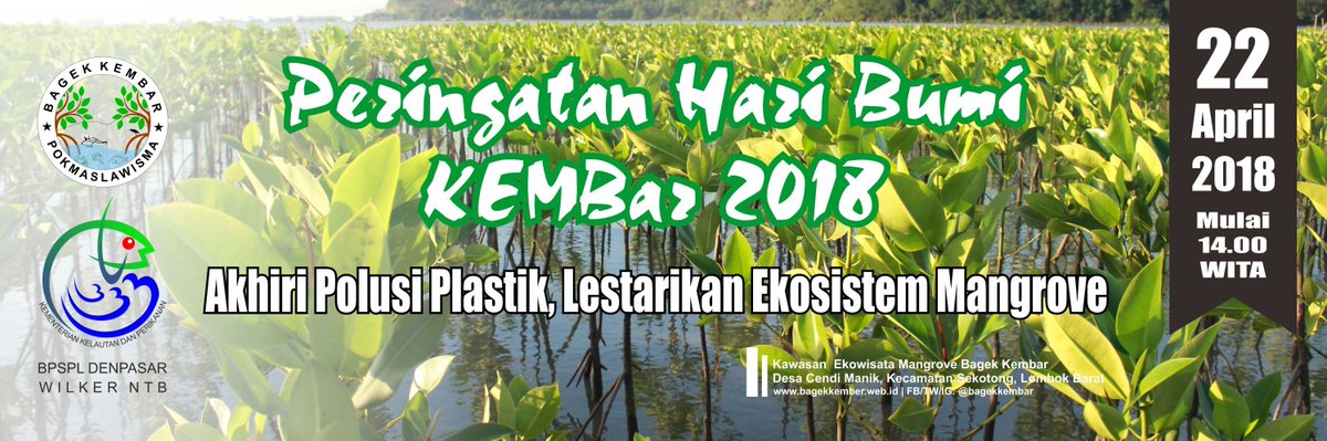 bagekkembar's tweet photo. Mari bargabung selamatkan Bumi dari #polusiPLASTIK dan letarikan ekosistem mangrove!
#hariBUMI2018 #earthday2018 #akhiripolusiplastik #endplasticpollution
#ekowisata #mangrove #bagekkembar 22 April 2018 https://t.co/mDqLj0286V