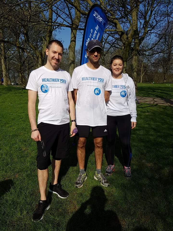 WHMparkrun's tweet photo. Thank you to Dr Mike Mansfield &amp; colleagues from NHS England who joined us today as part of the national campaign to raise awareness of #PreventingType2!

Thank you also to all our amazing volunteers!👍

#loveparkrun https://t.co/dOkqa2aqiN