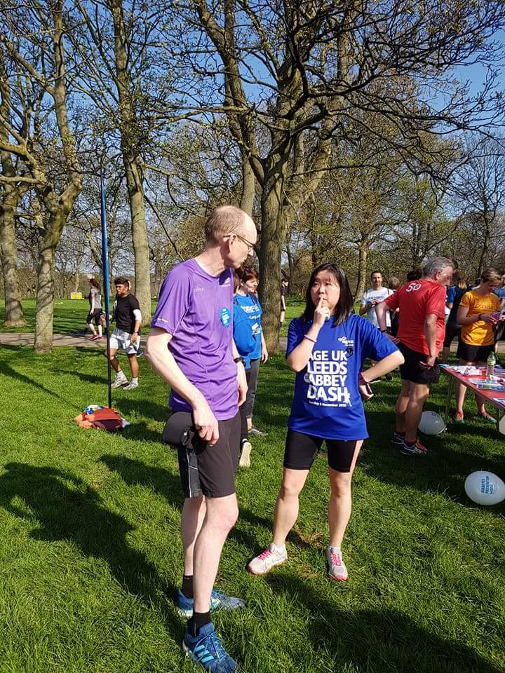 WHMparkrun's tweet photo. Thank you to Dr Mike Mansfield &amp; colleagues from NHS England who joined us today as part of the national campaign to raise awareness of #PreventingType2!

Thank you also to all our amazing volunteers!👍

#loveparkrun https://t.co/dOkqa2aqiN