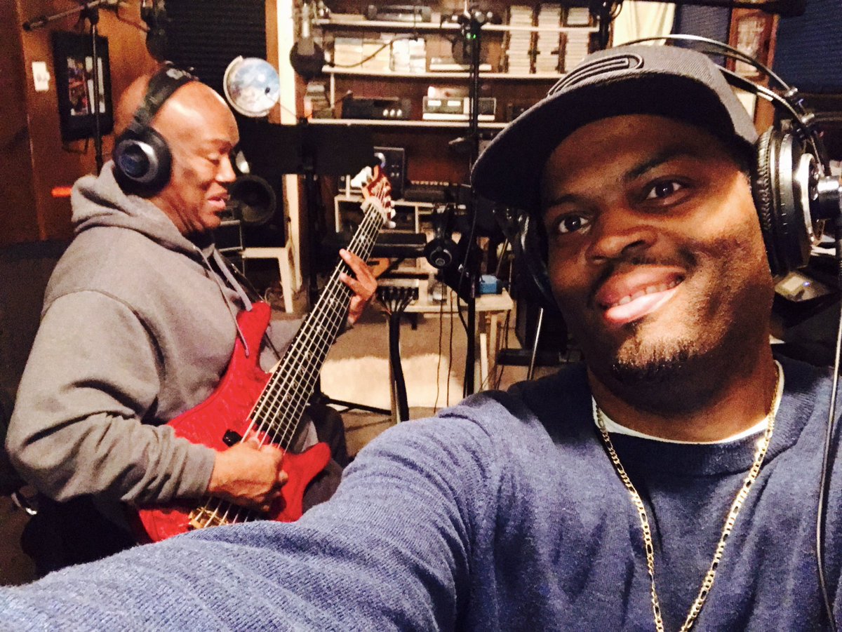 StevePageot's tweet photo. It's 3am &amp; I got Pops #FritzPageot laying the bass on this new joint I'm producing for my artist #Grisel #LatinArtist #Reggaeton  #BassPlayer #CreatingMemories #Father&amp;Son #MusicBusiness #LatinMarket  #YoungQuincyJones Securing all the bags by any means necessary! https://t.co/uMgTFYcnqW