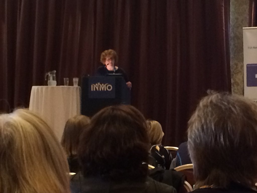 sligonurse's tweet photo. Margaret Given CNMII SUH gives her session on Here to Treat not face book or Tweet!! The Advantages and disadvantages 38% of us send the wrong text to someone!  Beware @sligonurse @INMO_IRL https://t.co/o8g3oWZCSI