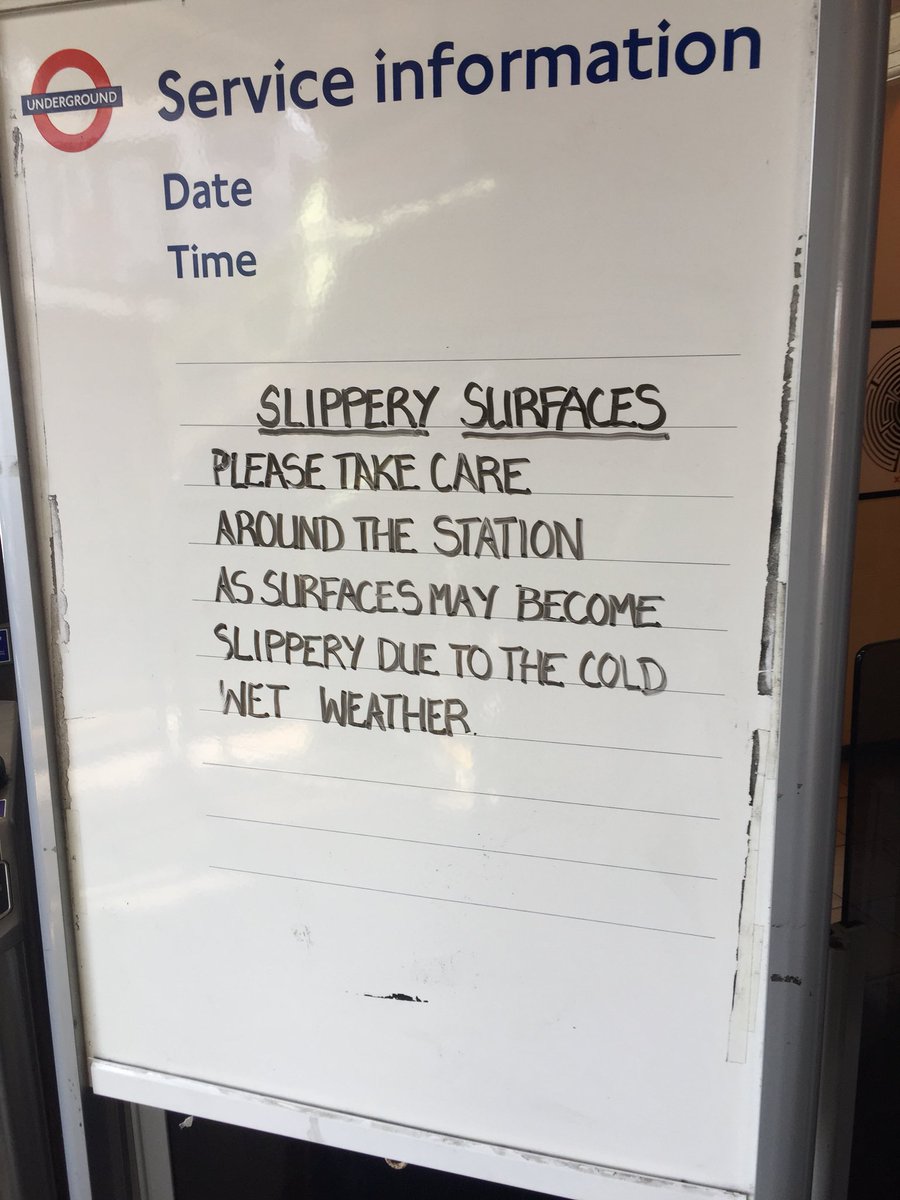 robb763's tweet image. A big thank you to the staff at South Woodford Underground station for today’s message. Always looking out for us!  @TfL @centralline