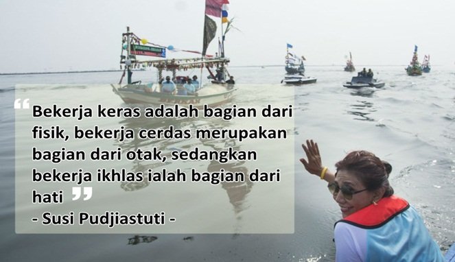 yaelahhje's tweet photo. @TCASH_ID Tentu kartini jaman now itu Ibu Susi Pudjiastuti, sosok yg sangat toleran. Gaya bicara, tampang boleh spt pereman tapi beliau sgt beriman, ada suara adzan memilih utk menghentikan wawancara, & mendengarkan,menghayati suara adzan. π (3) #pakeTCASH #CASHJAMANNOW
@Jsetya_ @hnrpi_ https://t.co/yNF444vJGb