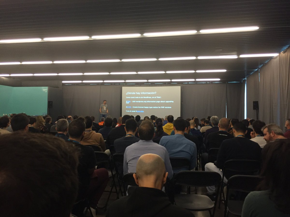 Rafa_Arjonilla's tweet photo. Wordpress solo recomienda la última versión de php. Actualiza tu servidor mínimo a la versión 7. Busca alternativas a los plugins que no sean compatibles. @JavierCasares #WordCampMadrid #WCMadrid #WordPress #serverhappy https://t.co/pZq5Da2zKu