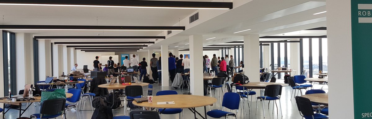 So excited to be at <a href="/leedshack/">Leeds Hack</a> this weekend! Bring it on 😀 love being with these lot #hack100 #LeedsHack #Leedsdigi18