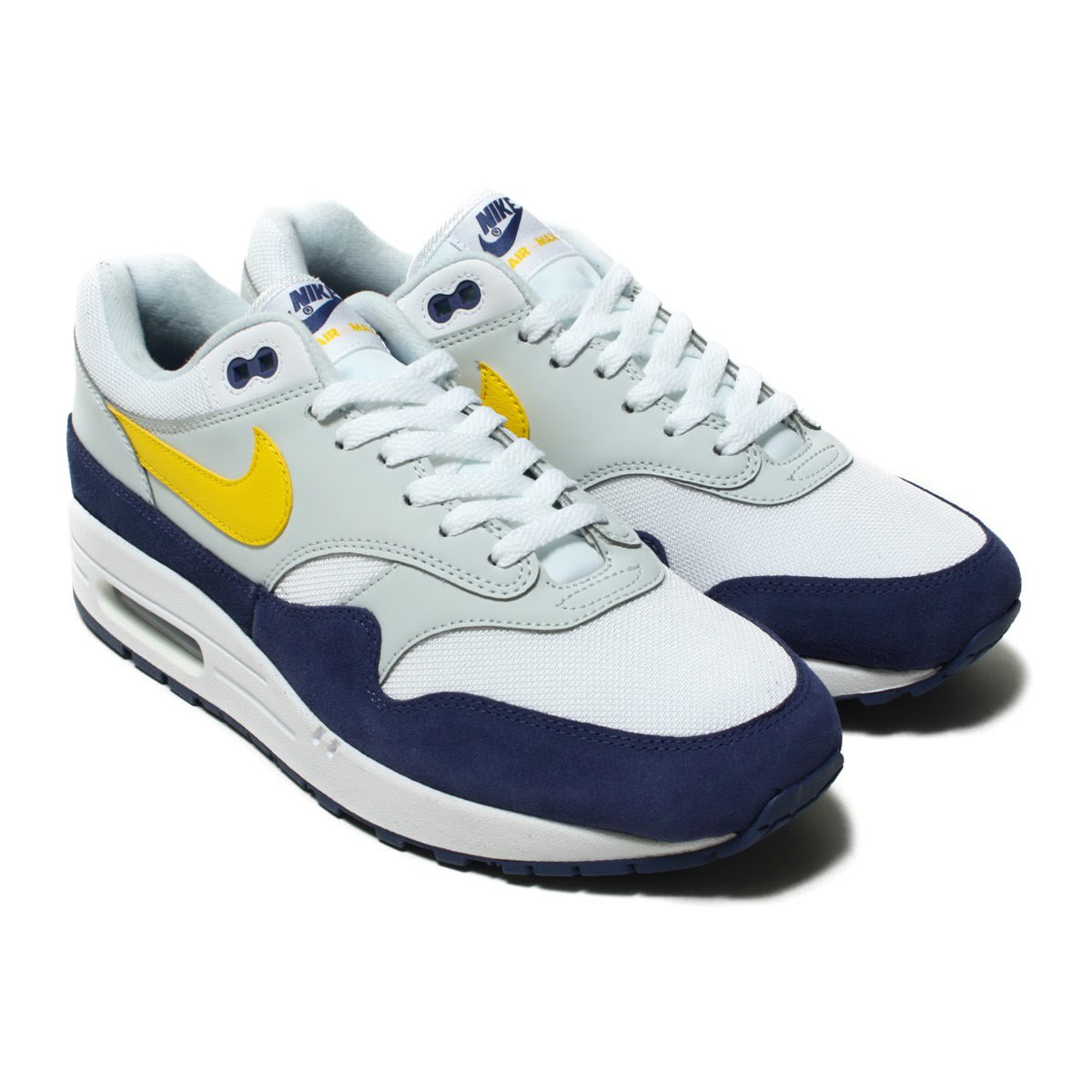 nike air max 1 white tour yellow blue