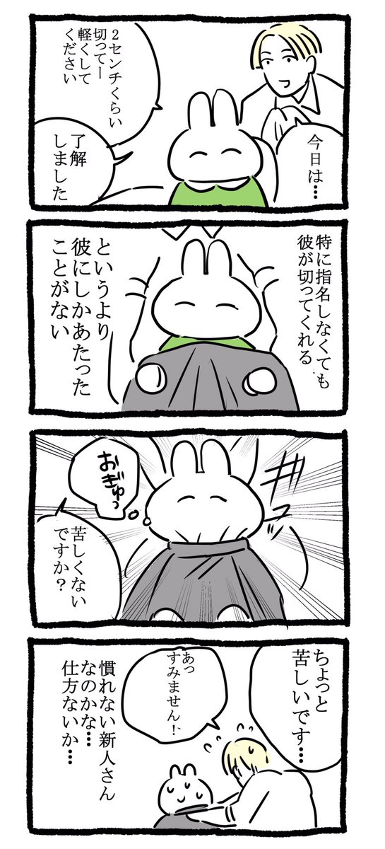 レポ漫画(美容院編)

#エッセイ漫画SNS新人賞 