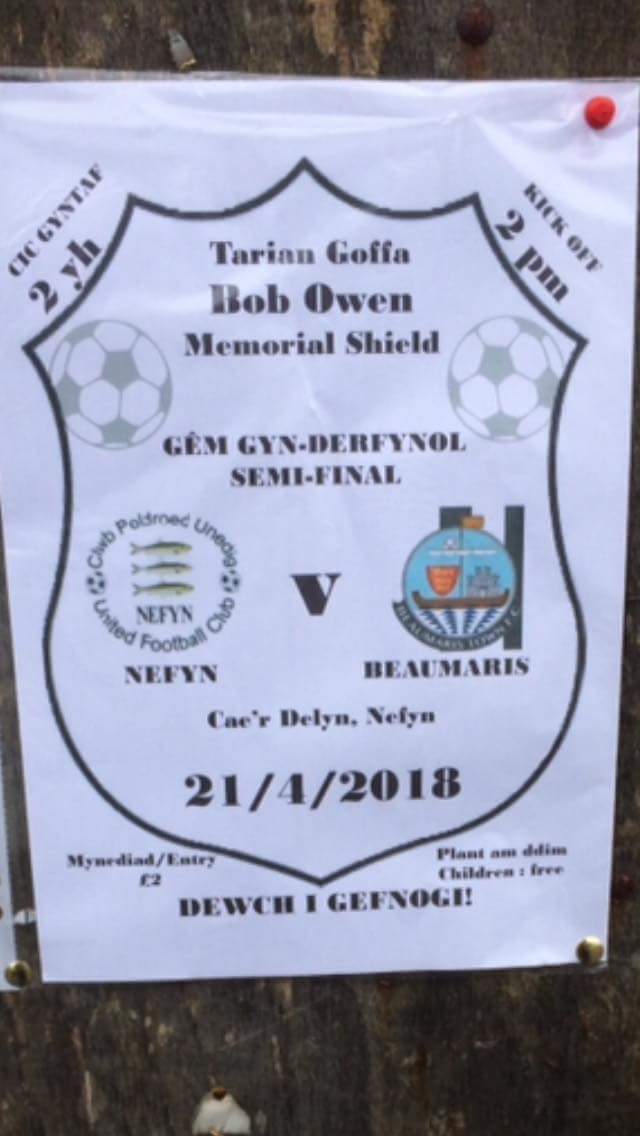 Diwrnod braf am y gêm fawr ...