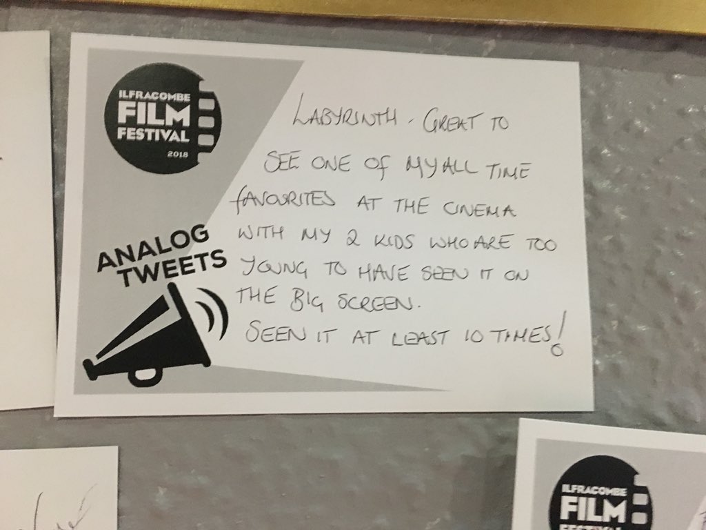<a href="/FilmHubSW/">Film Hub South West</a> <a href="/FilmIlfracombe/">Ilfracombe Film Fest</a> #analog tweet