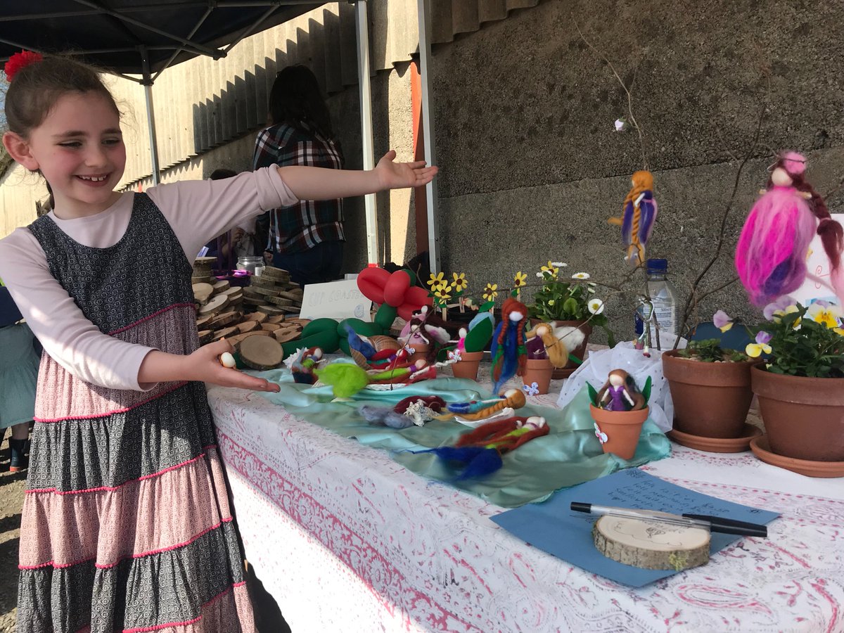 Do come and buy one of the lovely Norah’s felt fairies, she and her friends have paid for their own stand this year at #DamsonDay. Come and support local young enterprise!!