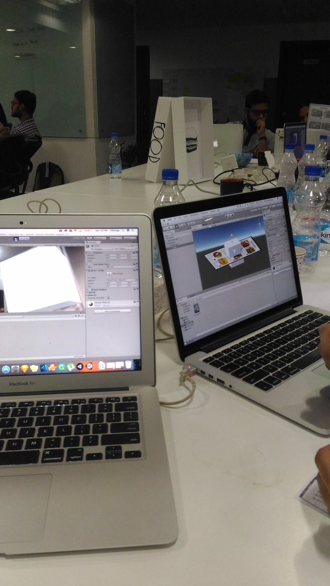 chinmaykrishna3's tweet photo. Handson experience of AR with teammates @keertisays @MehtaMridu. Also learnt about VR &amp; MR. Thanks @ixdadelhincr https://t.co/46SQ6vdarg