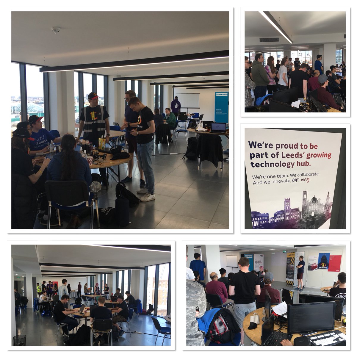 Let the hack begin ⏱ #LeedsHack <a href="/leedshack/">Leeds Hack</a> #LeedsDigi18 🙌