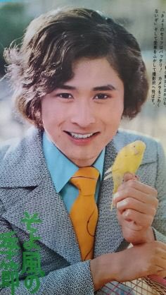 無言でイケメン載せて何RTくるか もちろん、憧れている沖雅也さんです！