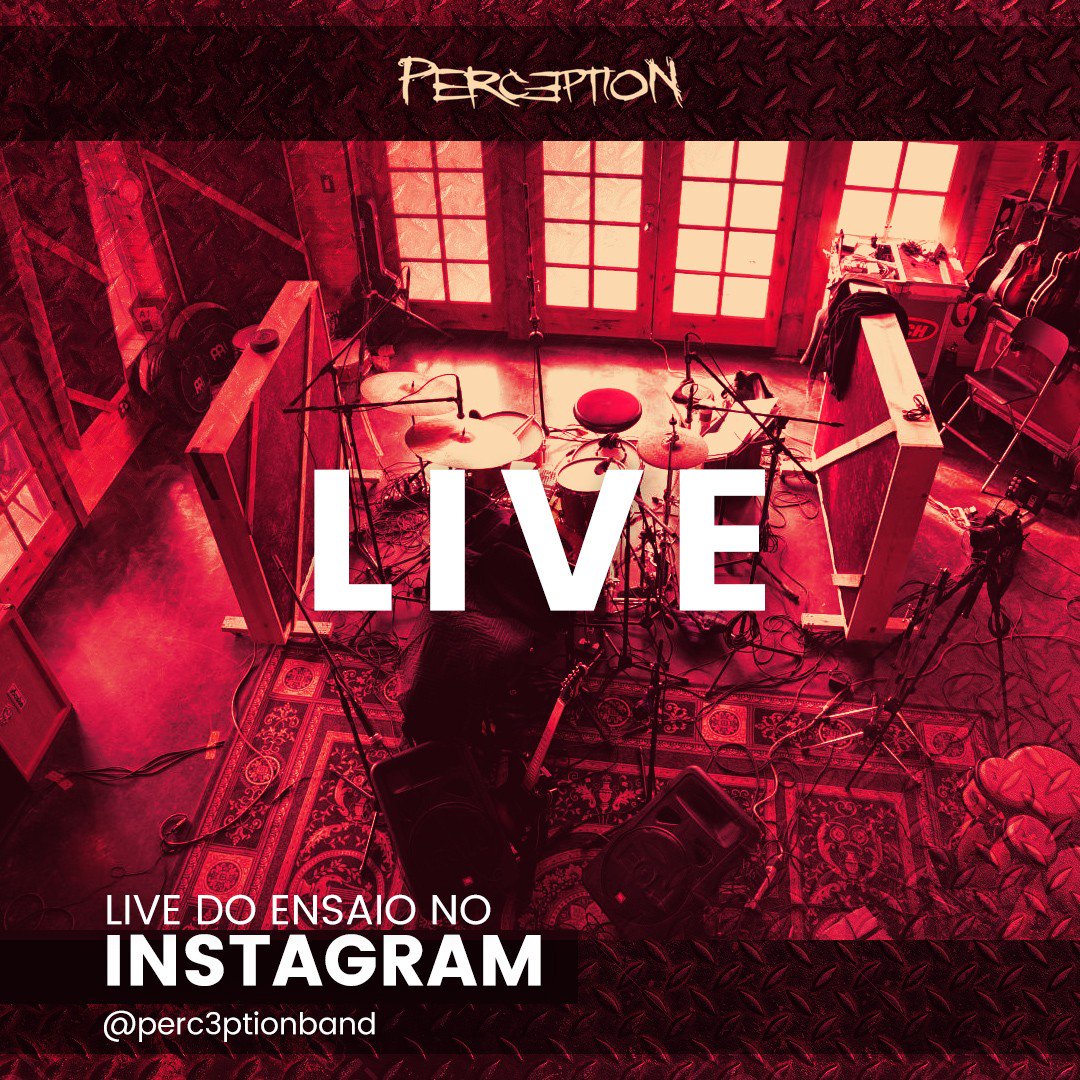 Perc3ption's tweet image. HOJE TEM!!! A partir das 16h faremos uma LIVE com trechos do ensaio que antecede... instagram.com/p/Bh1LTl8HggS