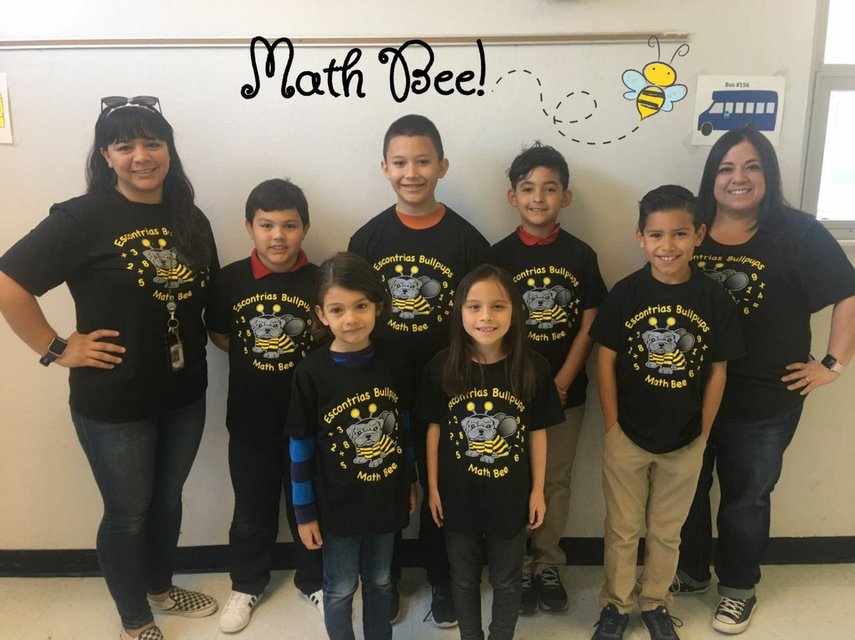 VGuajardo_ESA's tweet image. Ready to represent Escontrias at the Math Bee! Let’s go Bullpups! #mathbee #TEAMSISD #TeamEscontrias