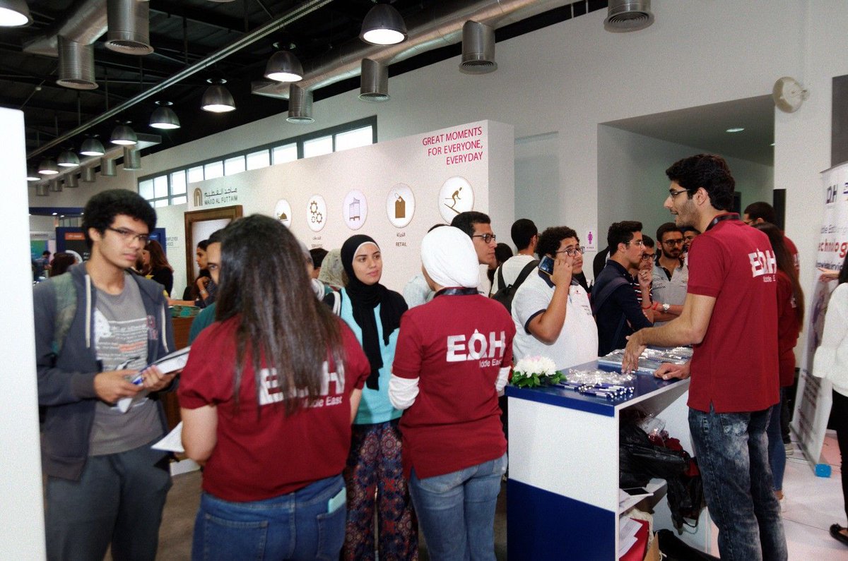 EOHMiddleEast's tweet photo. It's an absolute pleasure being in #GUC's annual employment fair as the platinum sponsor!
Best of luck to all applicants!

#JobFair #Vacancy #employmentFair #IoT #ERP #SAP #Internship #Graduates #Egypt #undergraduates #Training https://t.co/U8aR7wdygT