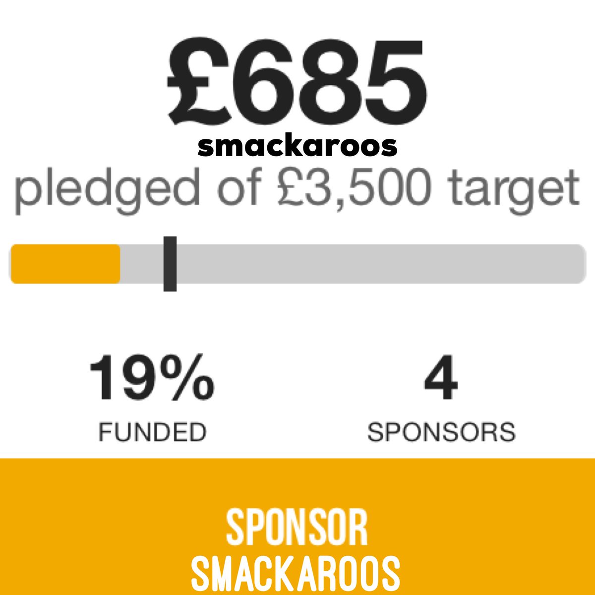 In less than 24 hours we’ve received £685 in pledges! Thank you <a href="/janeamberfox/">Asking4ItProductions</a> Rosie White, Luke Ankin and Isaac von Ruhland! But none of that means squat unless we hit £1,000 so donate here if you can spsr.me/kh8x #everylittlehelps #theatre #EdFringe #thedip #Legends