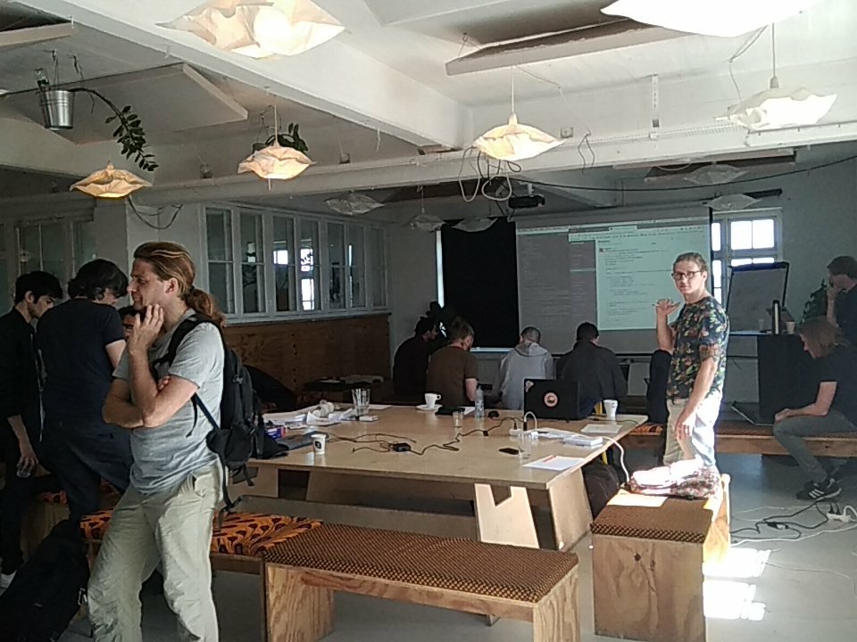 FranciscoSants's tweet photo. Team`s up!
Hacking begins! Onwards with a P2P energy market for the Ecovillage of Svalin and the world!
#ECHT #WeOU #EnergyCollective #RaidenNetwork https://t.co/e0dLVaUPfn