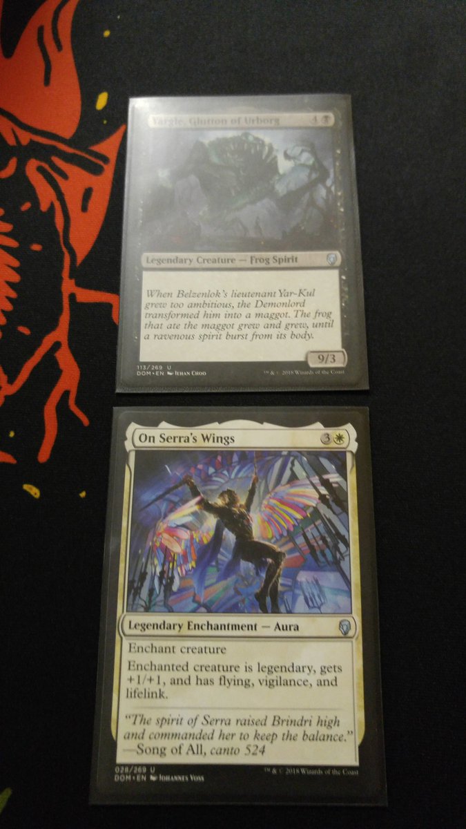 Iceburg117_'s tweet image. Won my first game of the Dominaria pre-release with this gem of a combo. Opponent was at 10 life with a ground swarm. #Yargle @WakeUpSuper