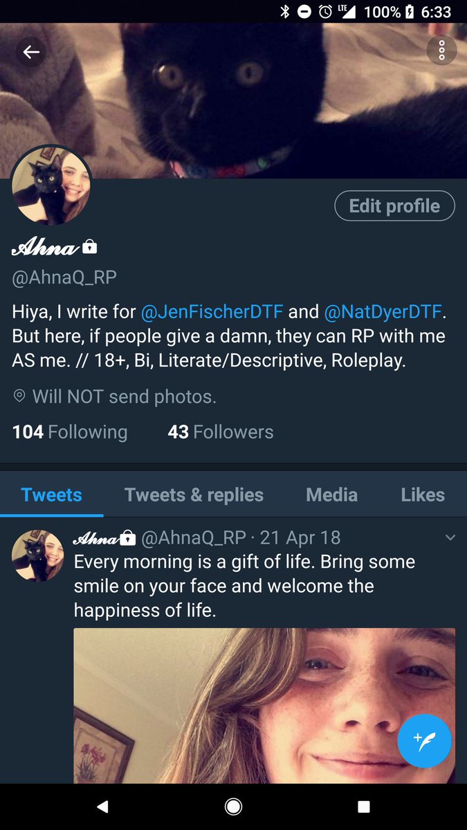 // Just a reminder to any of my new followers, I have a writer account as well that you're all welcome to follow. <a href="/AhnaQ_RP/">𝓐𝓱𝓷𝓪</a>