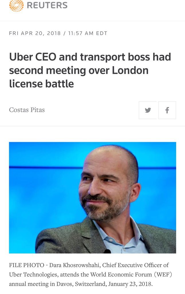 FrankBullitt39's tweet photo. UBER IN SECRET MEETINGS WITH TFL HEAD MIKE BROWN PRE-LICENSE APPEAL
SO ARE UBER “FIT&PROPER” TO BE RELICENSED IN LONDON
ARE UBER ATTEMPTING TO INFLUENCE/MANIPULATE TRANSPORTATION POLICY IN LONDON TO CONTINUE TO OPERATE https://t.co/x8YGWNNvpZ