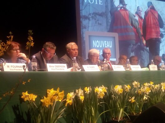 Prefet74's tweet photo. Pierre Lambert, @Prefet74, &amp; Francis Charpentier, #DDT, présents à l’assemblée générale des @Chasseurs74 à @MairieMorzine : 1968-2018, les associations communales de chasse #ACCA fêtent leur 50ème anniversaire. https://t.co/PUd8tLGcpP