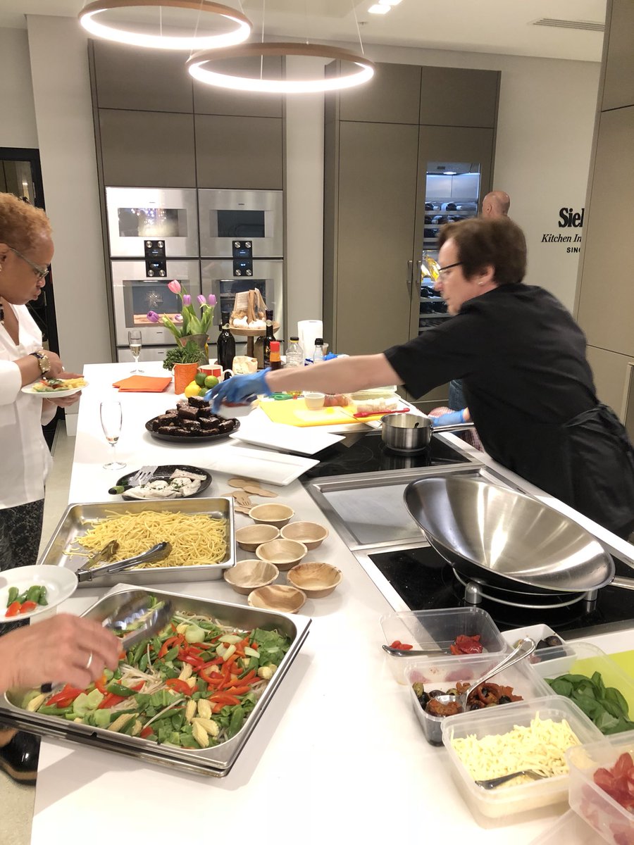 Loved learning about kitchen design and eating delish food at the #gaggenau cookery masterclass - ❤️those lights <a href="/Mailboxlife/">Mailbox Birmingham</a>