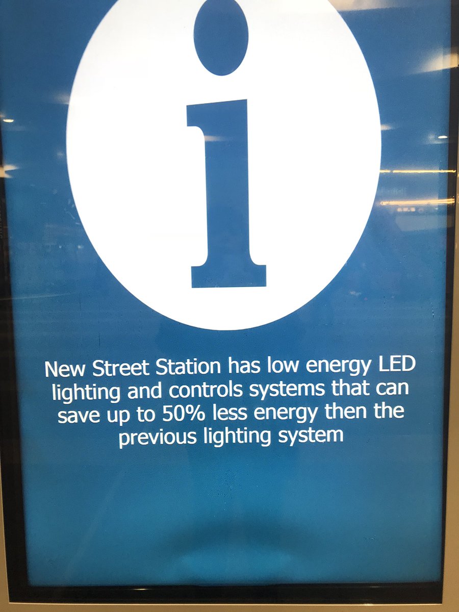 FlageoletBean's tweet photo. @networkrail error seen on sign at New Street Station - it’s ‘than’, not ‘then’! https://t.co/DmAYxhPzWu