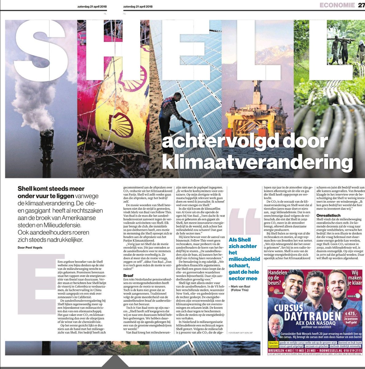 SaskiaG_MD's tweet image. Een argeloze bezoeker van de Shell website zou bijna denken op de site van de milieubeweging terecht te zijn gekomen... Leestip @ADnl