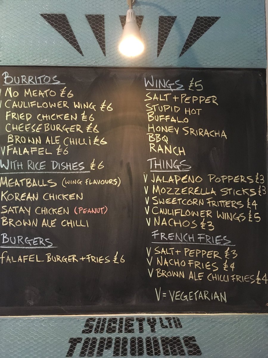 Todays Delights! Didnt know Cauliflowers had wings did you? Spread yours , get down here and wrap yourself around this vegetable marvel . Oh and theres also Cold Beer. Lots of it!