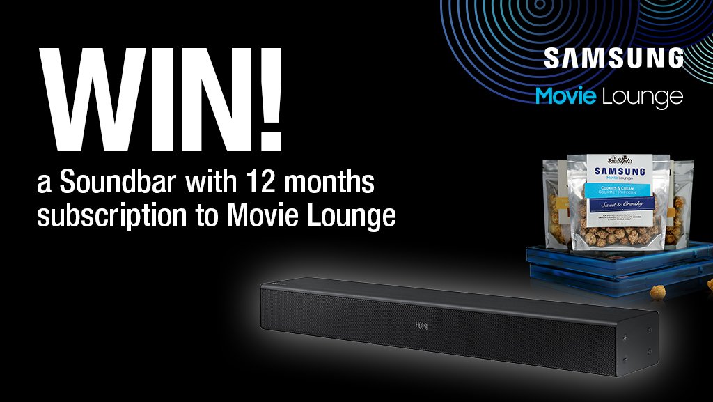 HughesDirect's tweet image. Be sure to enter our latest competition to #WIN a @SamsungUK Soundbar with 12 months subscription to Movie Lounge!
Simply follow us @HughesDirect &amp;amp; RT 🍀🎁
Ends 25/04/18, Ts&amp;amp;Cs apply - hughes.co.uk/competition-te…