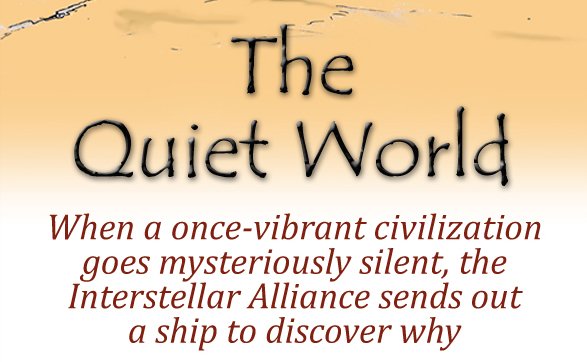 StelConOnline's tweet photo. FREE on Kindle - Saturday April 21, 2018 | The Quiet World, a short story in the Stellar Conflict series https://t.co/Rx6k5uYFkU #sciencefiction #militaryscifi https://t.co/upkEb7VnJ9