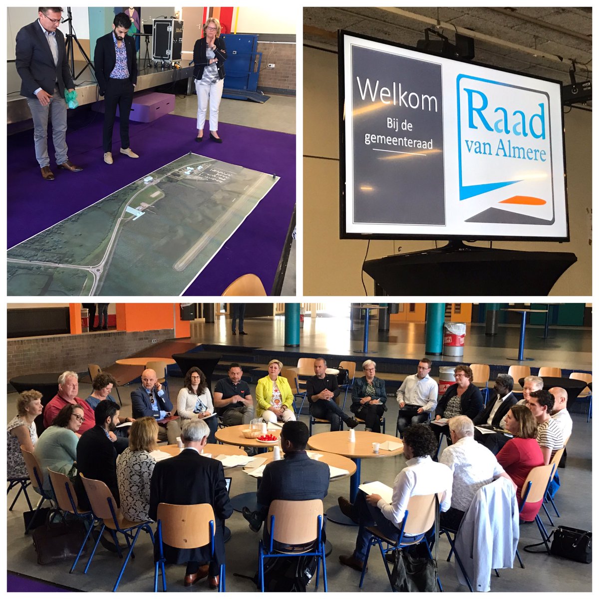 College-onderhandelaars vandaag in gesprek met de stad. Over de volle breedte van inclusie en armoede tot buitendijkse overslag #raad036