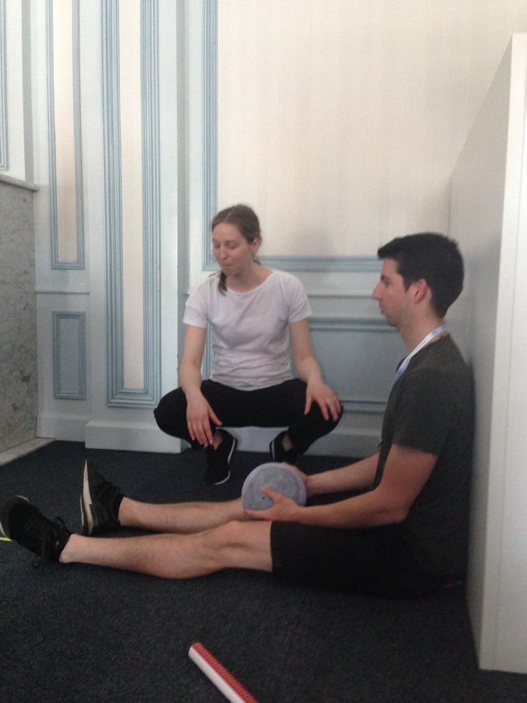 anncools4's tweet photo. Functional testing shoulder with @DorienBorms1 #fspt2018 https://t.co/Xv59Bw4AKS
