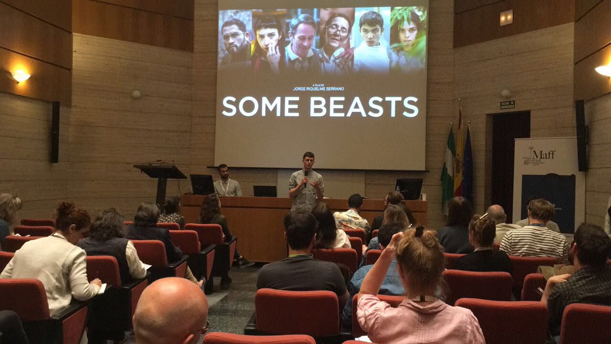 Diaz's tweet image. Back in London después de una maravillosa semana representando a 🇨🇱 y #AlgunasBestias en el foro de coproducción del @MAFIZMalaga @festivalmalaga #cinechileno