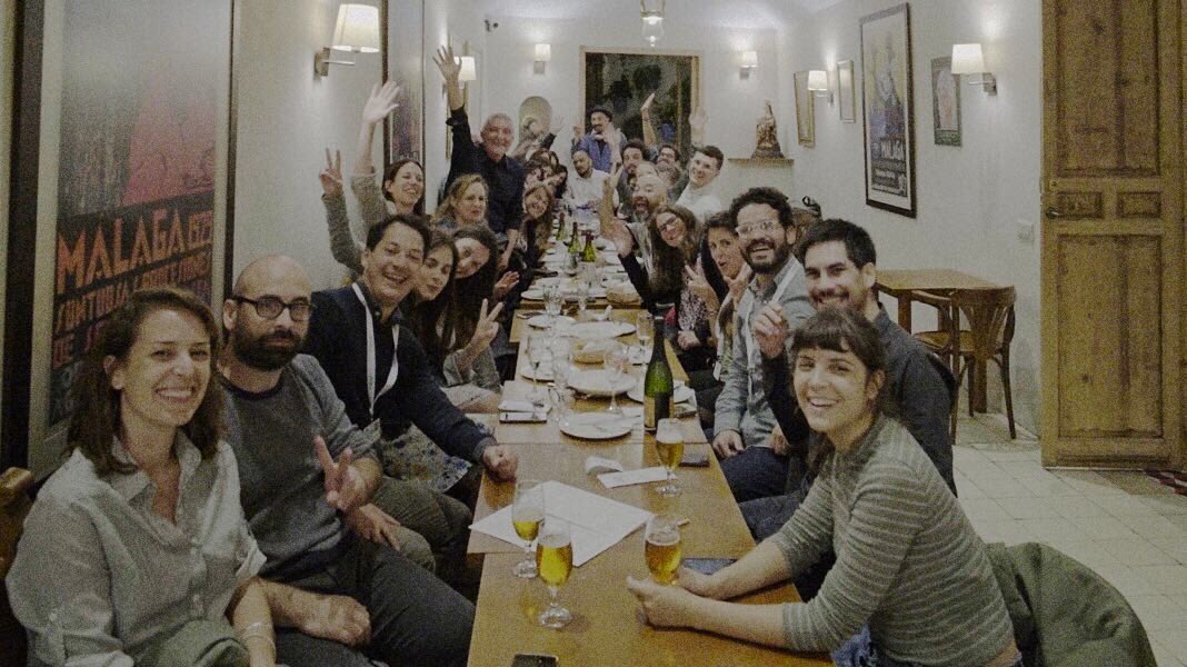 Diaz's tweet image. Back in London después de una maravillosa semana representando a 🇨🇱 y #AlgunasBestias en el foro de coproducción del @MAFIZMalaga @festivalmalaga #cinechileno